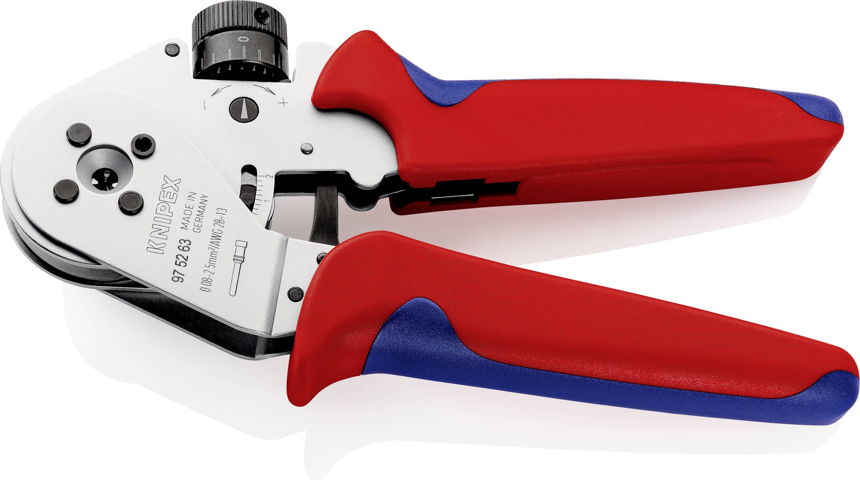 Knipex 97 52 63 Presszange Gedrehte Kontakte 0.08 bis 2.5 mm²