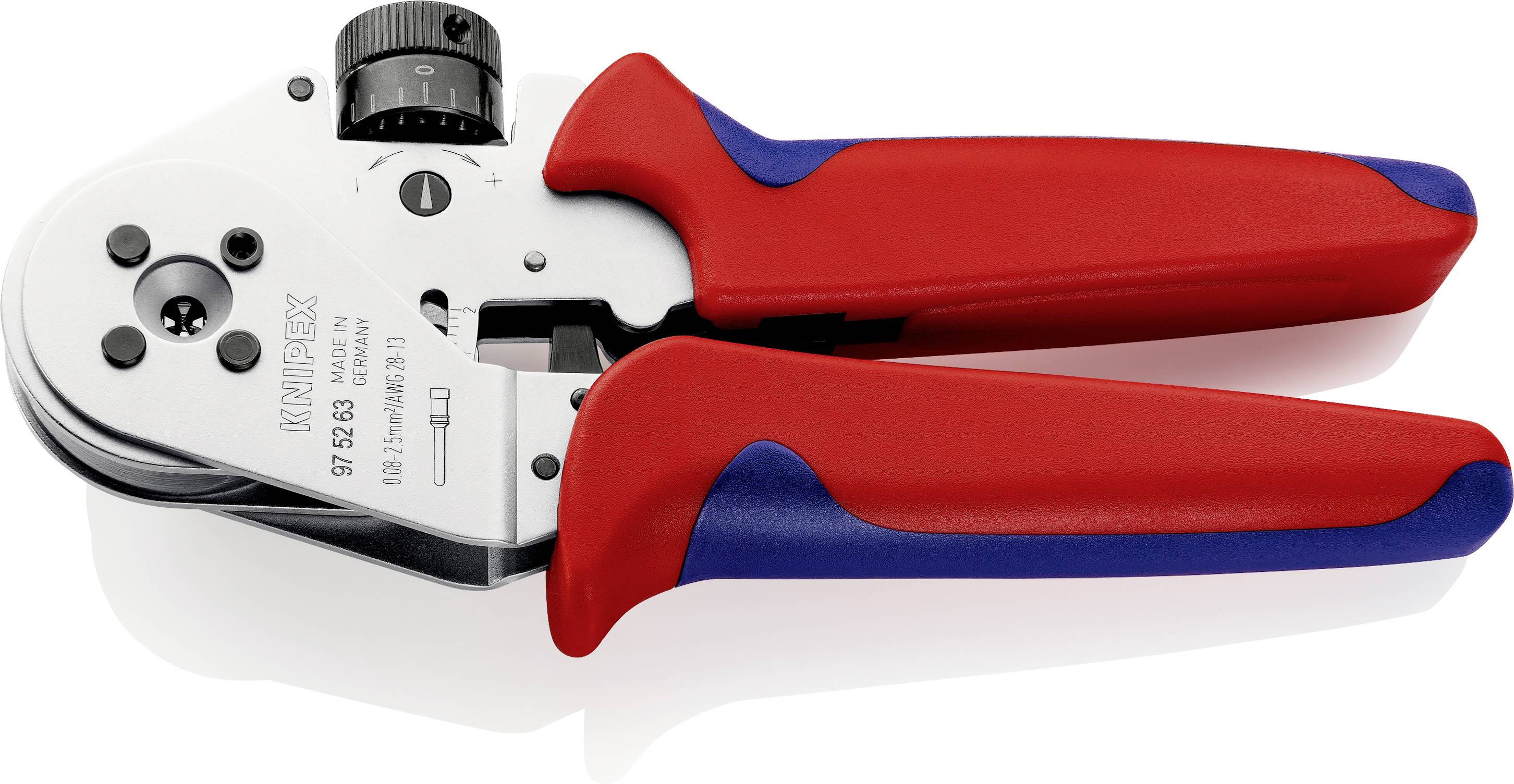 Knipex 97 52 63 Presszange Gedrehte Kontakte 0.08 bis 2.5 mm²