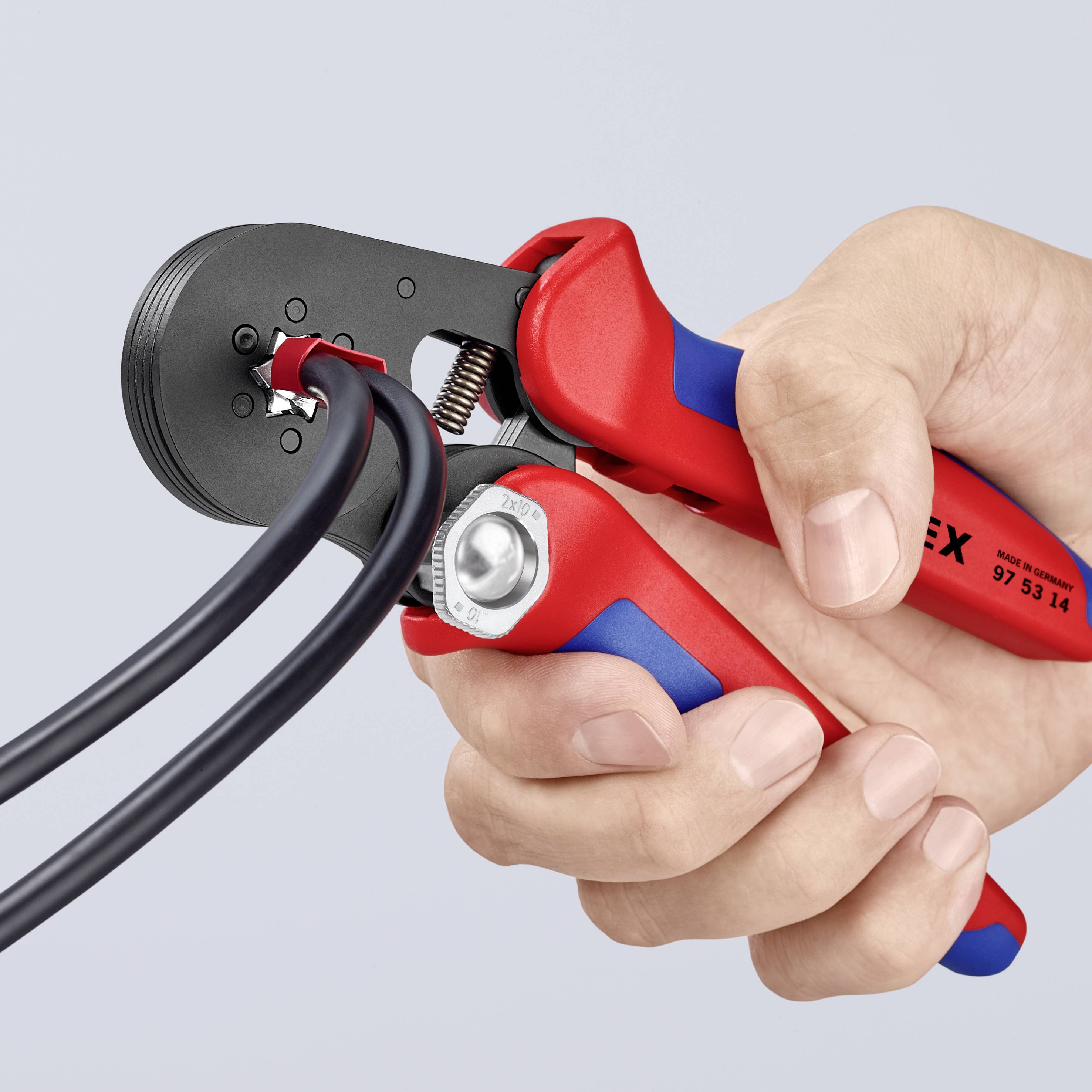 Knipex 97 53 14 Crimpzange Aderendhülsen 0.08 bis 16mm²