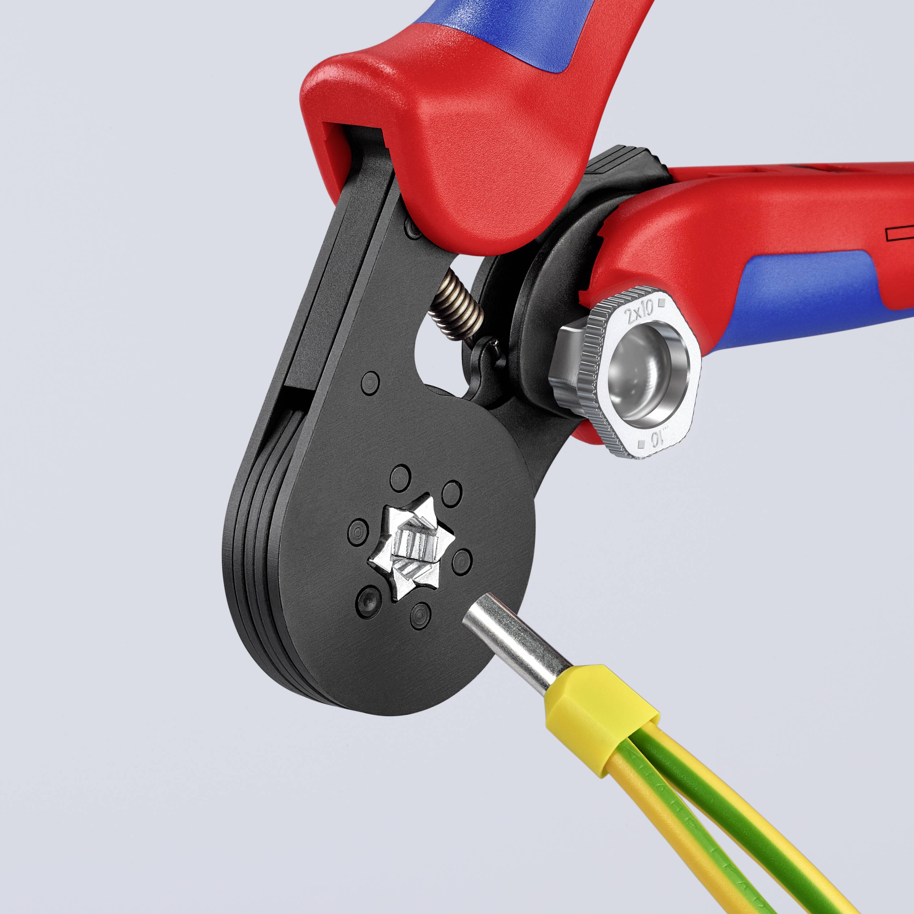 Knipex 97 53 14 Crimpzange Aderendhülsen 0.08 bis 16 mm²