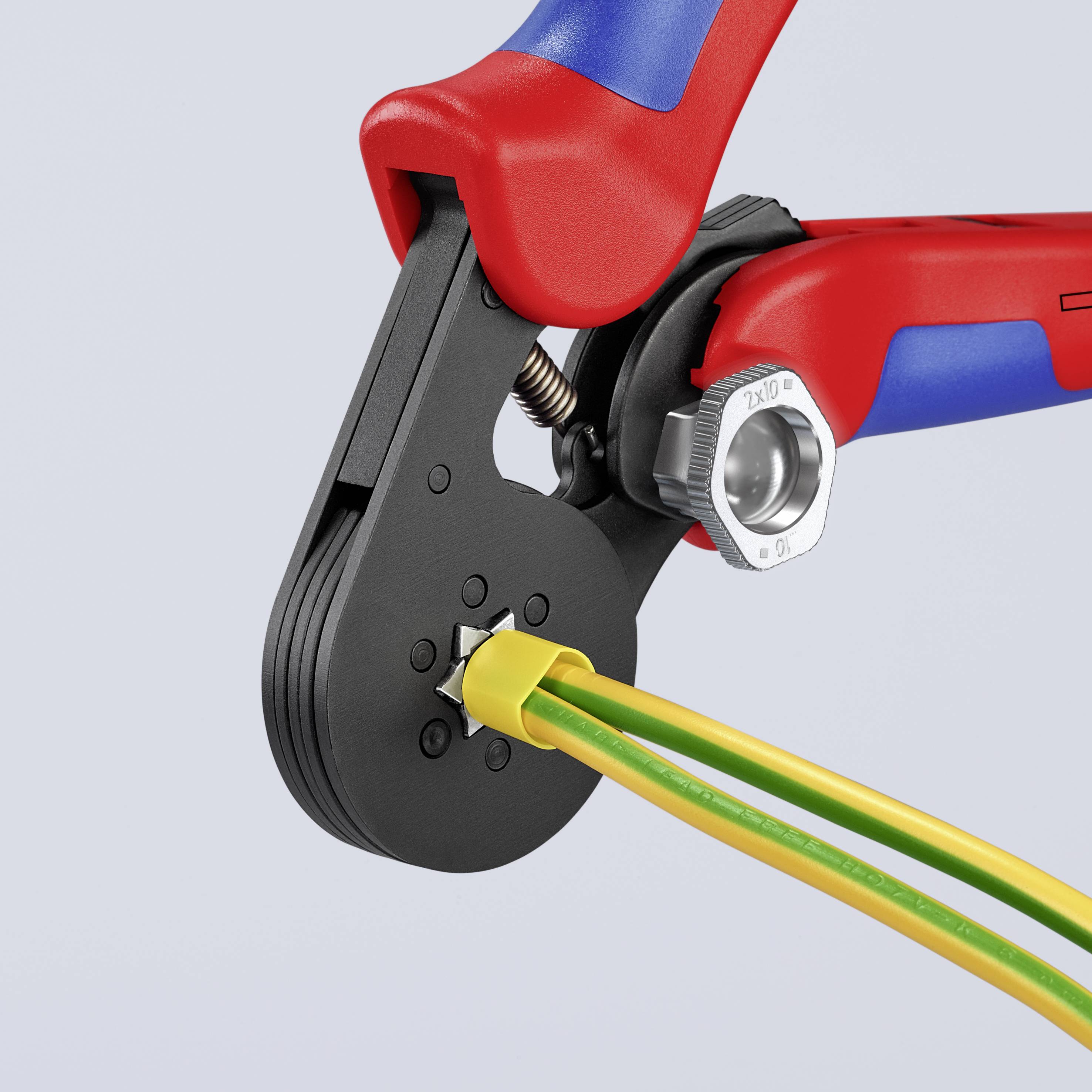 Knipex 97 53 14 Crimpzange Aderendhülsen 0.08 bis 16 mm²