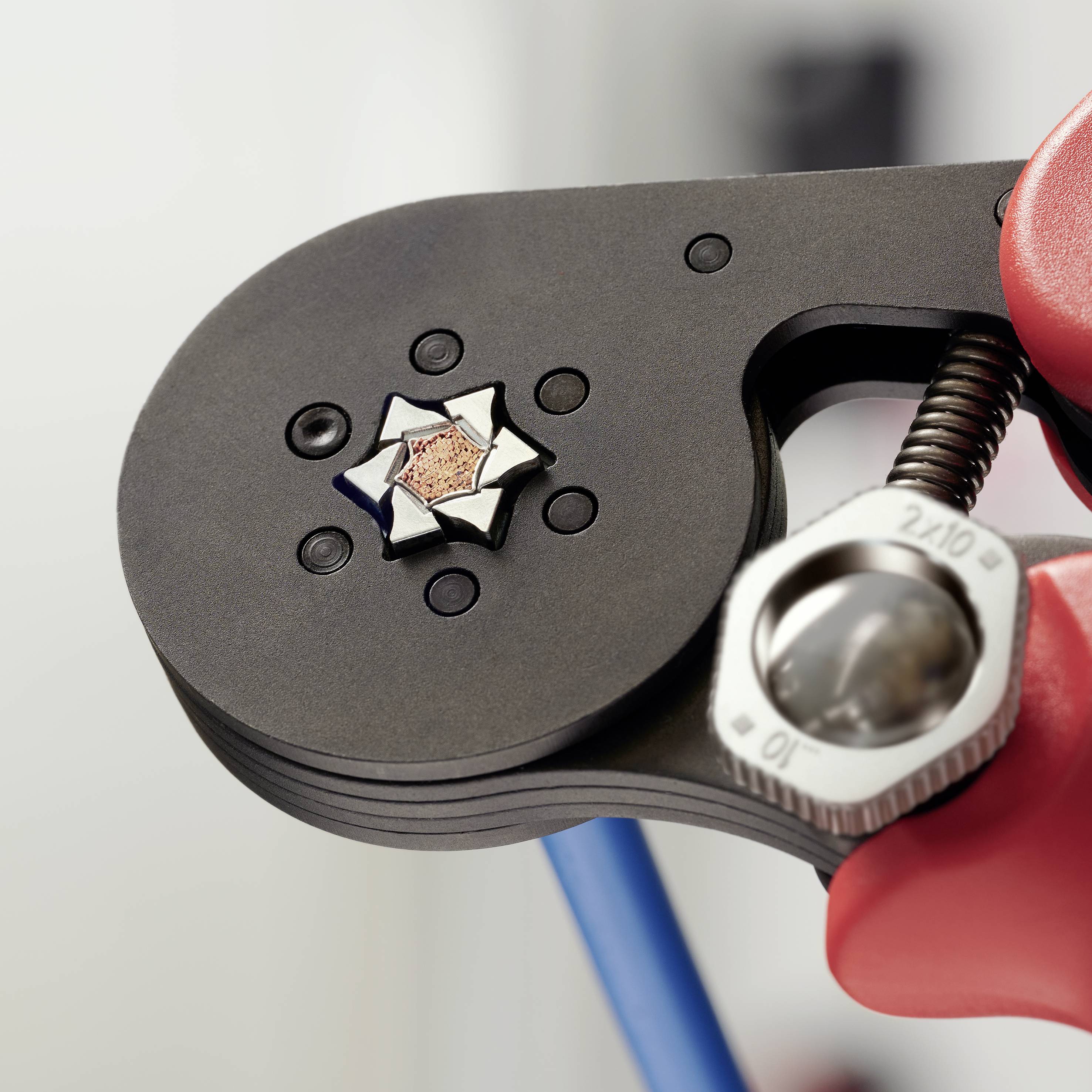 Knipex 97 53 14 Crimpzange Aderendhülsen 0.08 bis 16 mm²