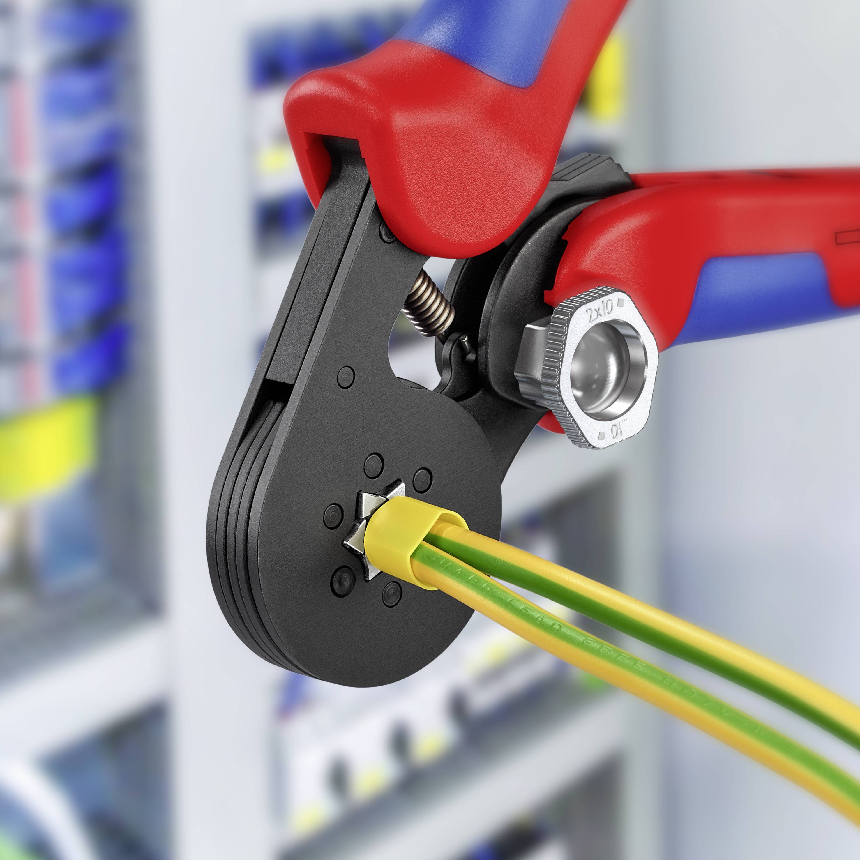 Knipex 97 53 14 Crimpzange Aderendhülsen 0.08 bis 16mm²