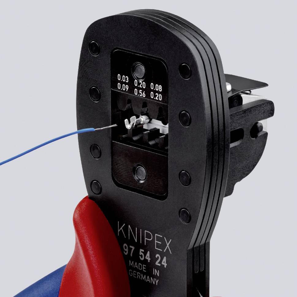 Knipex 97 54 24 Crimpzange D-Sub-Stecker 0.03 bis 0.56mm²