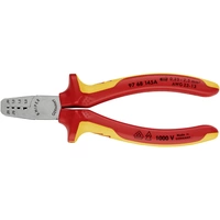 Knipex 97 68 145 A Crimpzange Aderendhülsen 0.25 bis 2.5 mm² Knipex 97 68 145 A Crimpzange Aderendhülsen 0.25 bis 2.5 mm²