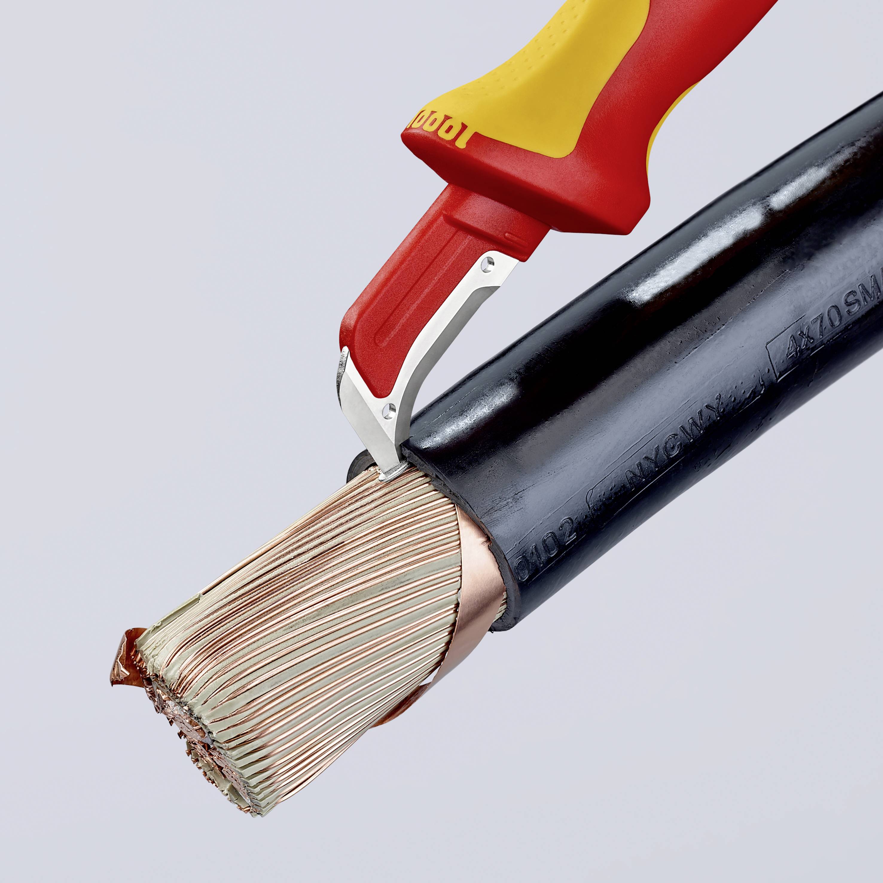 Knipex 98 55 Kabelmesser Geeignet für Rundkabel