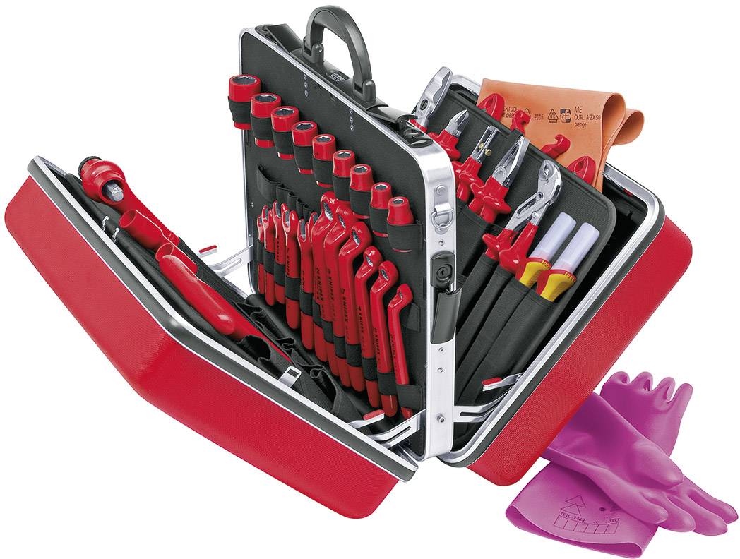 Knipex 98 99 14 Elektriker Werkzeugkoffer bestückt 48teilig (B x H x T) 490 x 255 x 410mm
