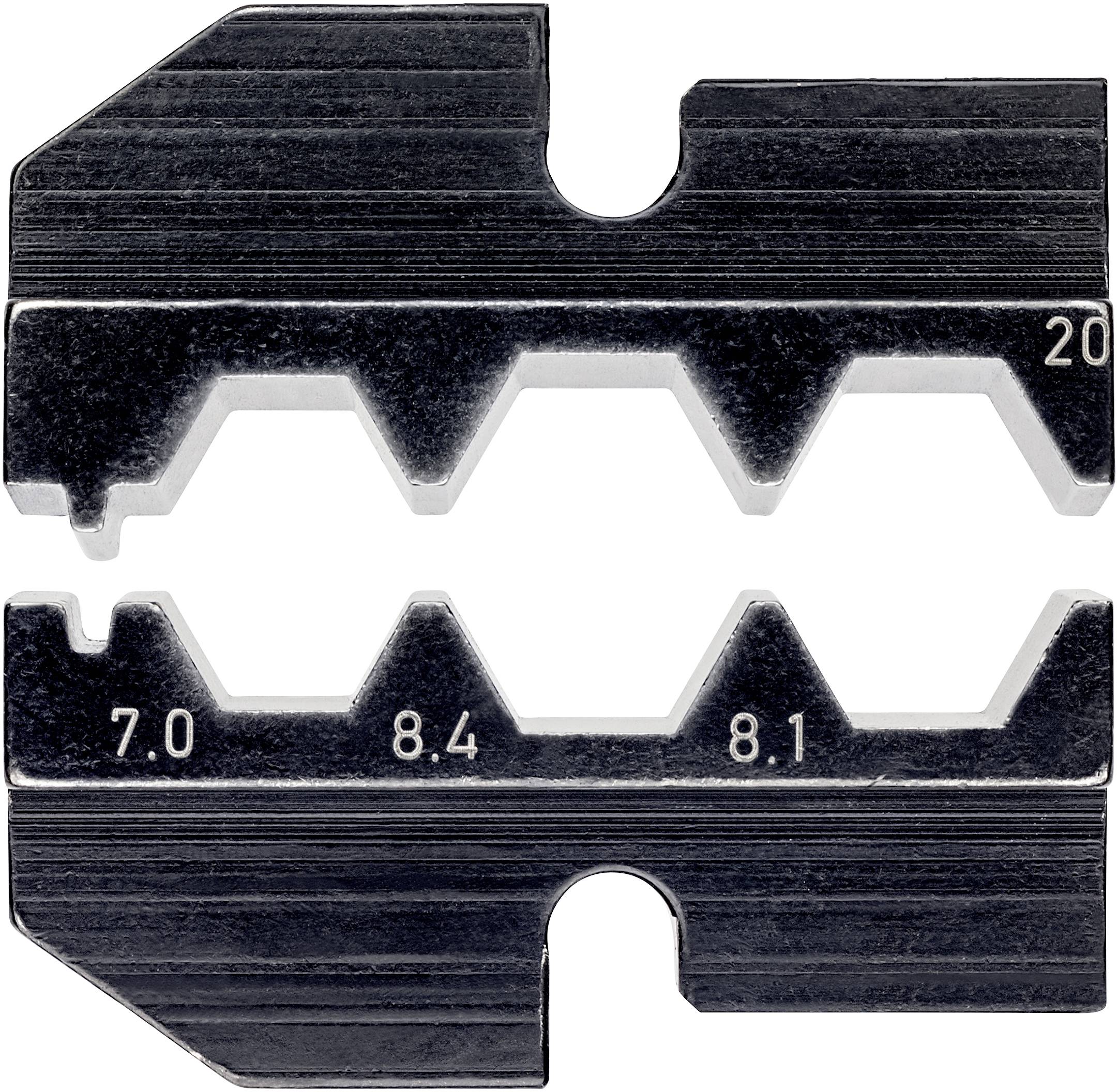 Knipex 97 49 20 Crimpeinsatz F-Stecker, TV- und Satellitenanschluss Passend für Marke (Zangen) Knip