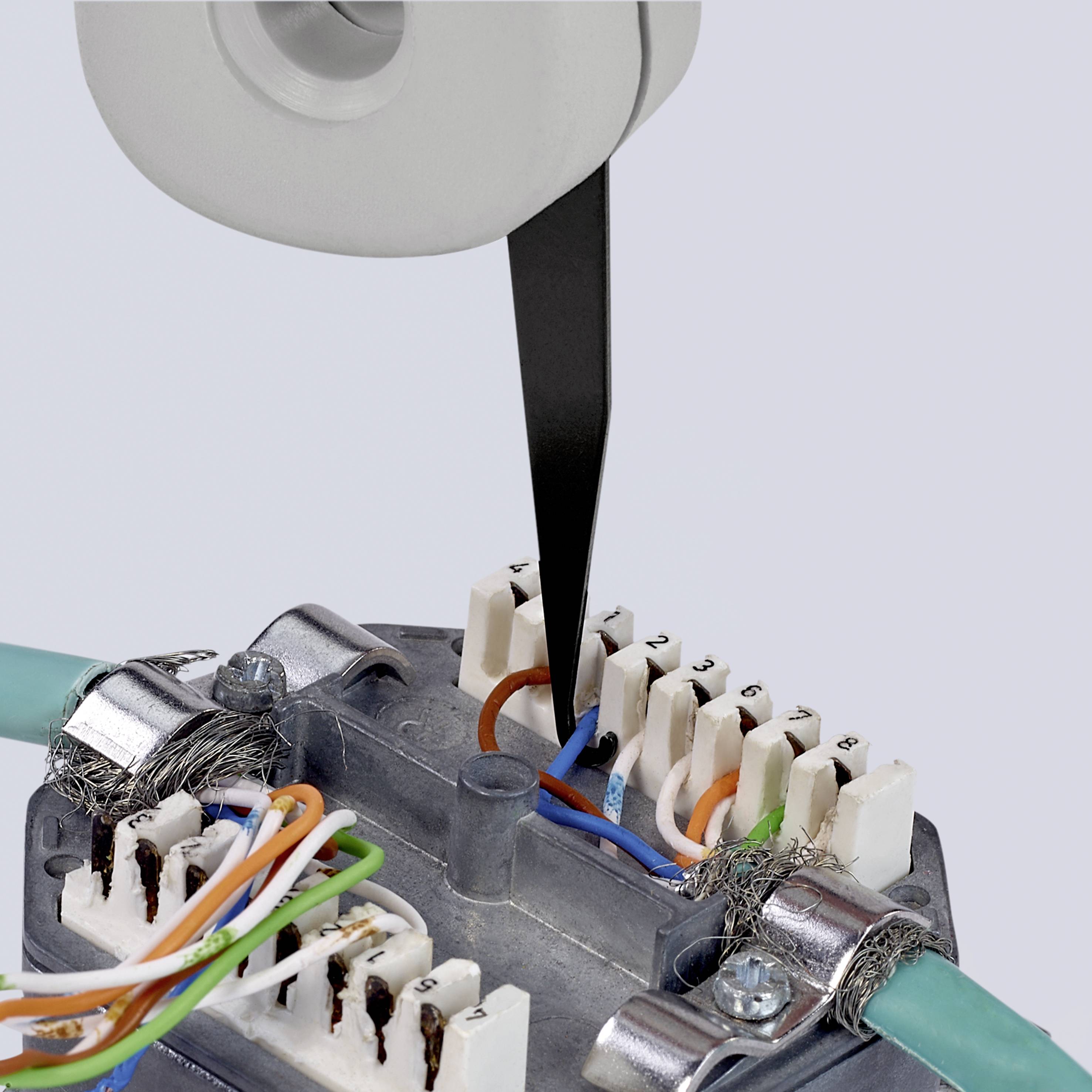 Knipex 97 40 10 Anlegewerkzeug Geeignet für UTP-Datenkabel, STP-Datenkabel, LSA PLUS 0.4 bis 0.8mm