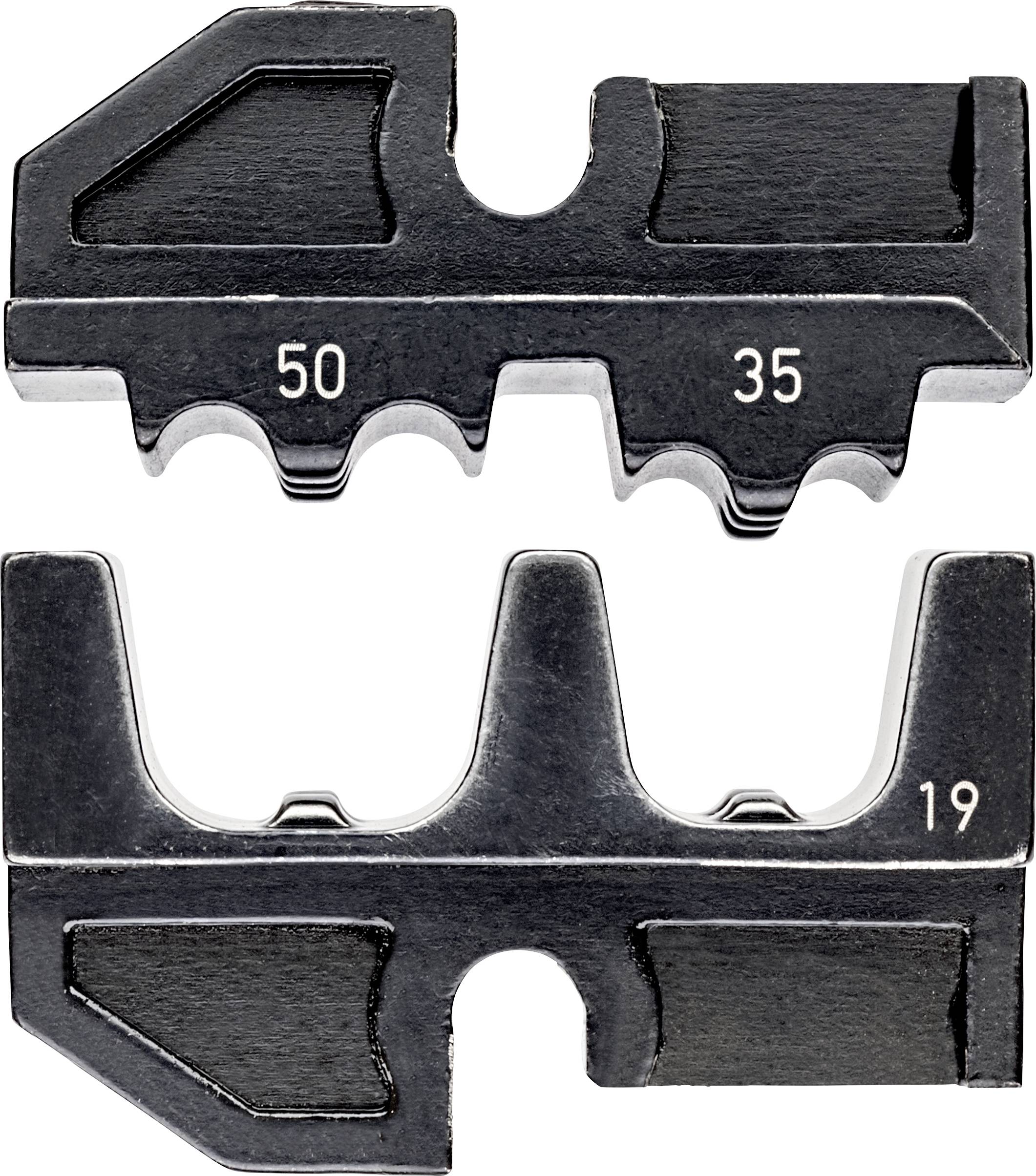 Knipex 97 49 19 Crimpeinsatz Aderendhülsen 35 bis 50mm² Passend für Marke (Zangen) Knipex 97 43 200, 97 43 E, 97 43 E AUS, 97 43