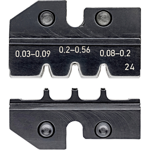 Knipex 97 49 24 Crimpeinsatz D-Sub-Stecker geeignet für HD 20, HDE-Stecker 0.03 bis 0.56mm² Passend für Marke (Zangen) Knipex 97