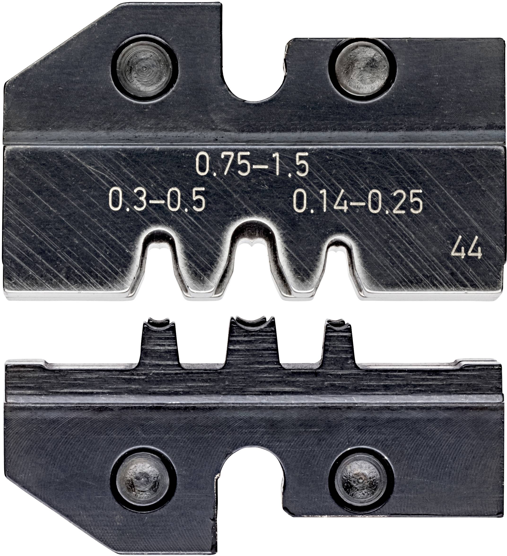 Knipex 97 49 44 Crimpeinsatz Gerollte Kontakte 0.14 bis 1.5mm² Passend für Marke (Zangen) Knipex 97 43 200, 97 43 E, 97 43 E AUS