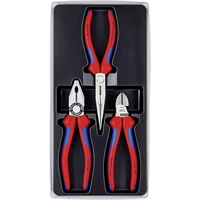 Knipex 00 20 11 Werkstatt Zangen-Set 3teilig Knipex 00 20 11 Werkstatt Zangen-Set 3teilig
