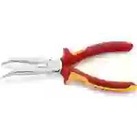 Knipex 26 26 200 VDE Flachrundzange 45° gebogen Vanadium Elektrostahl 200 mm Knipex 26 26 200 VDE Flachrundzange 45° gebogen Vanadium Elektrostahl 200 mm