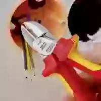 Knipex 70 06 160 VDE Seitenschneider mit Facette 160 mm Knipex 70 06 160 VDE Seitenschneider mit Facette 160 mm