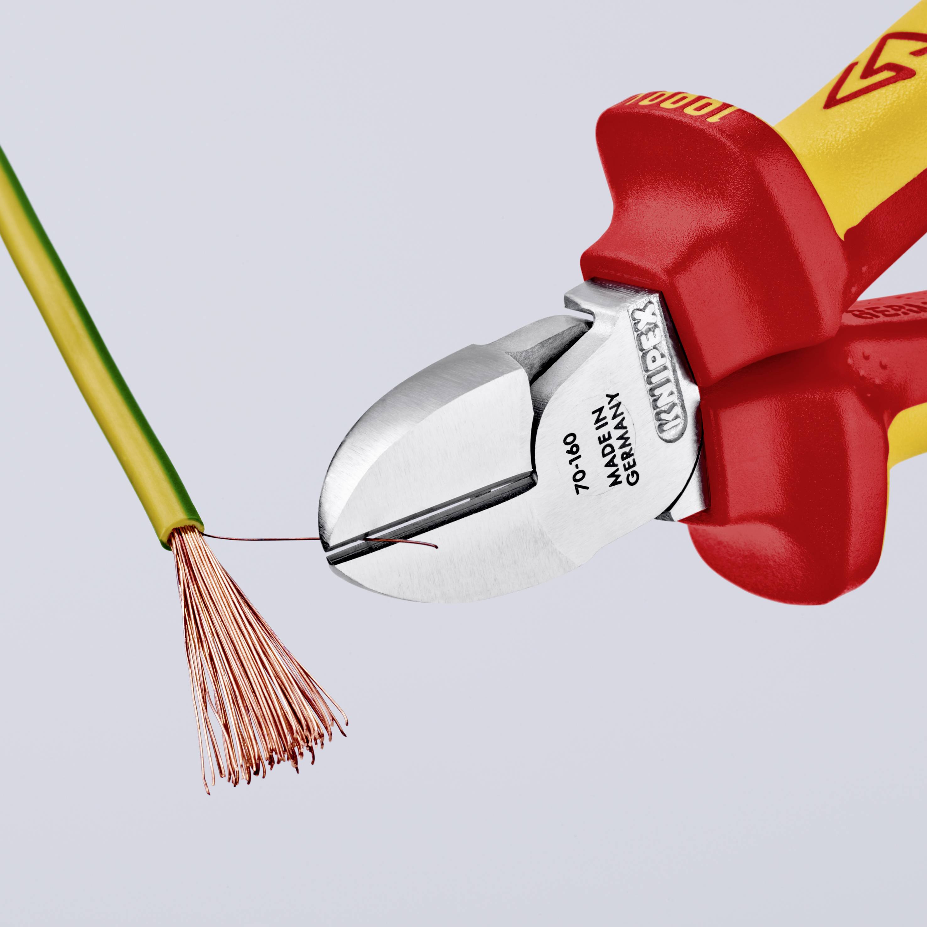 Knipex 70 06 160 VDE Seitenschneider mit Facette 160mm