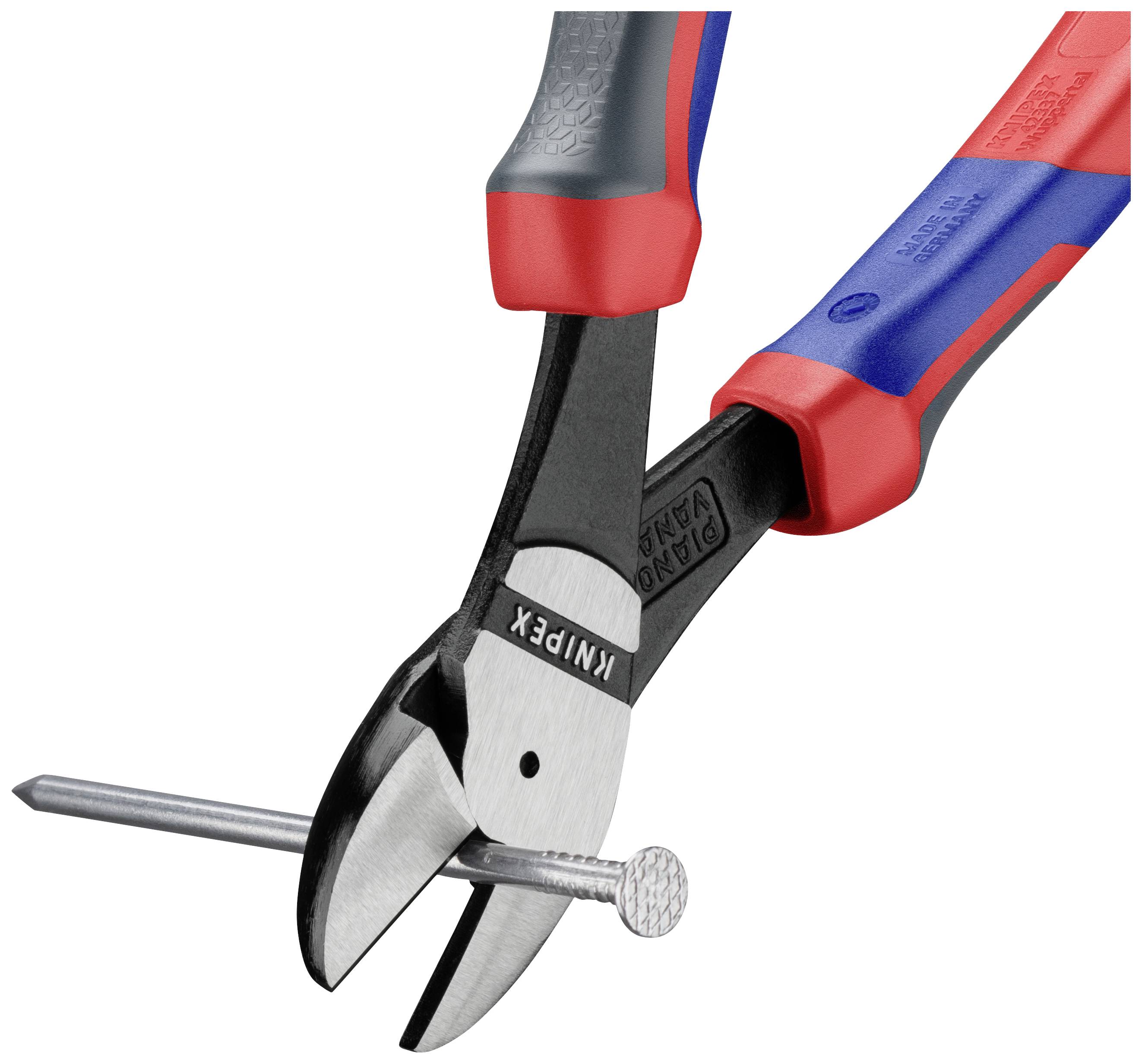 Knipex 74 02 200 Werkstatt Kraft-Seitenschneider mit Facette 200 mm