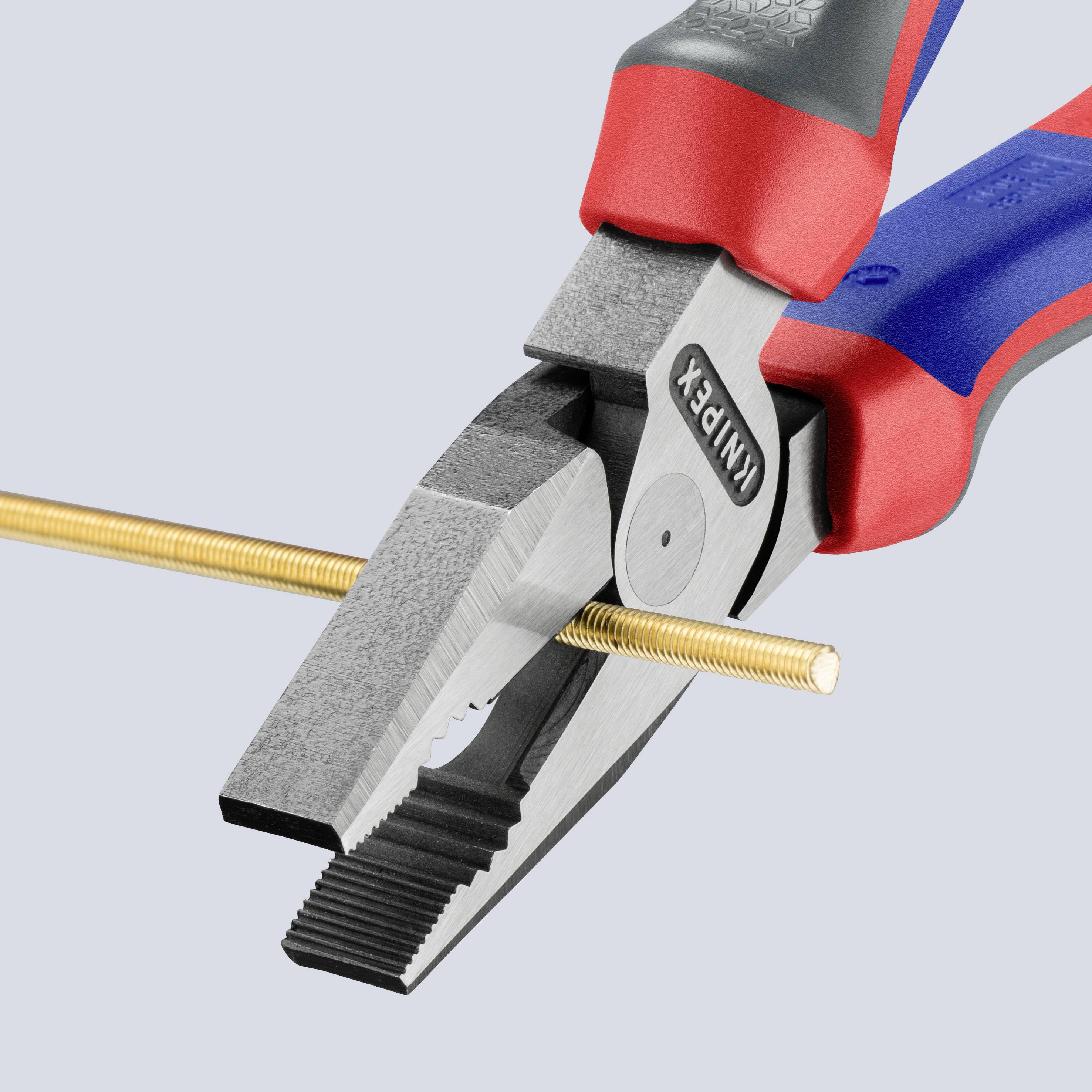 Knipex 02 02 200 Werkstatt Kraft-Kombizange 200mm DIN ISO 5746