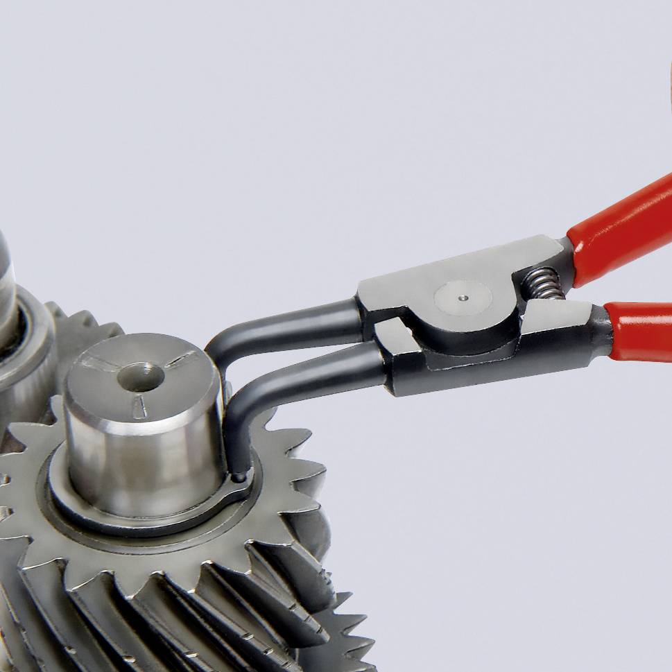 Knipex 46 21 A21 Seegeringzange Passend für (Seegeringzangen) Außenringe 19-60 mm Spitzenform (Details) abgewinkelt 90°