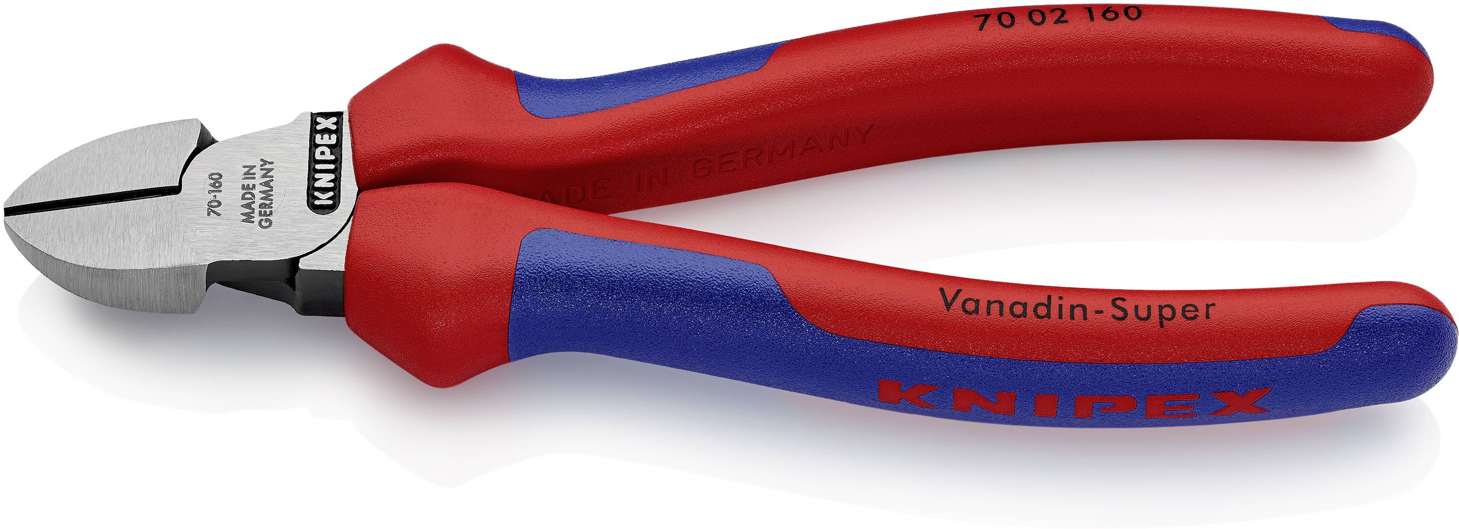 Knipex 70 02 160 Werkstatt Seitenschneider mit Facette 160 mm
