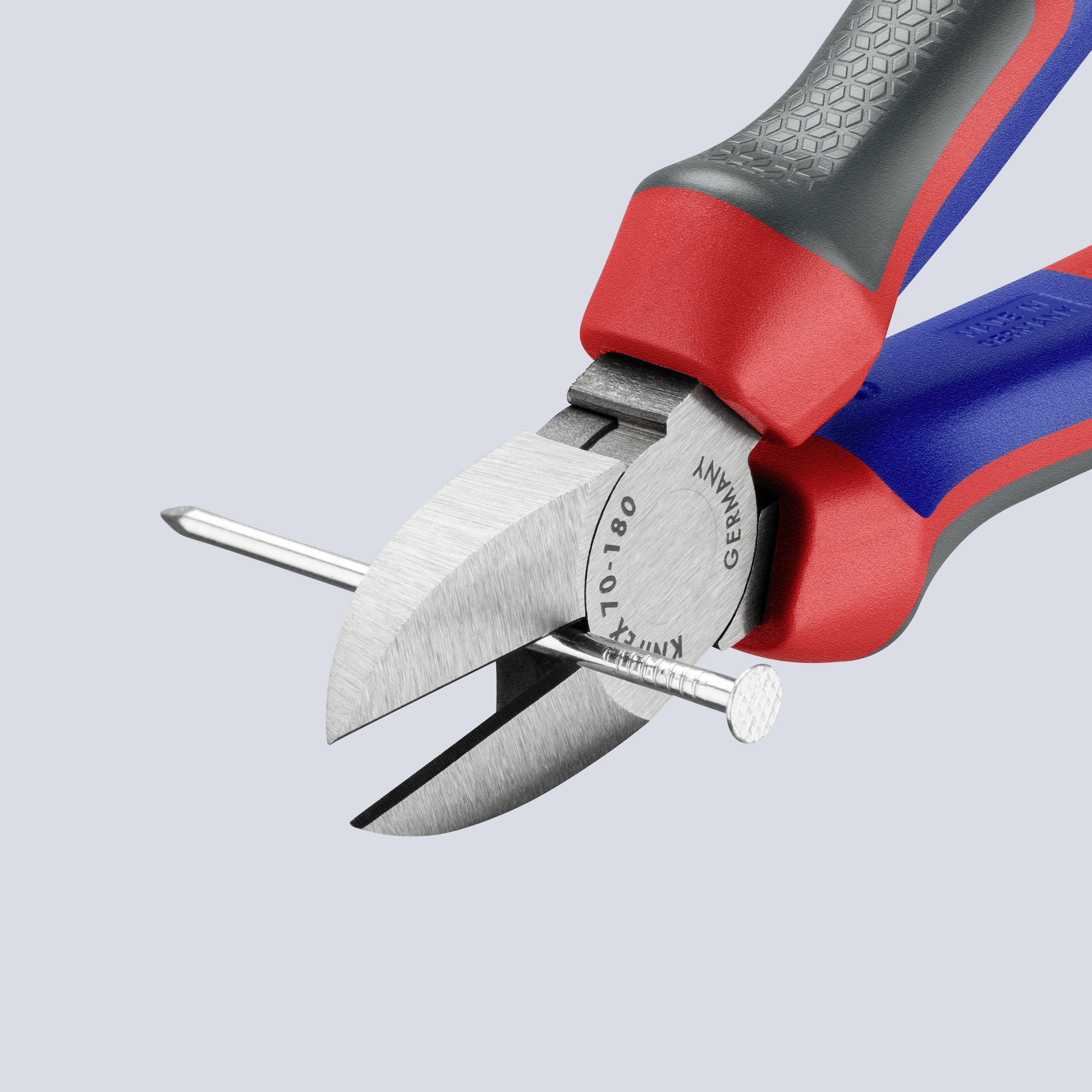 Knipex 70 02 180 Werkstatt Seitenschneider mit Facette 180 mm