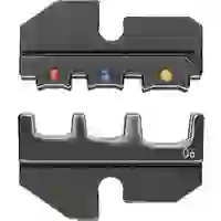 Knipex 97 49 06 Crimpeinsatz Isolierte Kabelschuhe, Isolierte Steckverbinder, Isolierte Stoßverbinder 0.5 bis 6 mm² Passend für Marke (Zangen) Knipex 97 49 06 Crimpeinsatz Isolierte Kabelschuhe, Isolierte Steckverbinder, Isolierte Stoßverbinder 0.5 bis 6 mm² Passend für Marke (Zangen)