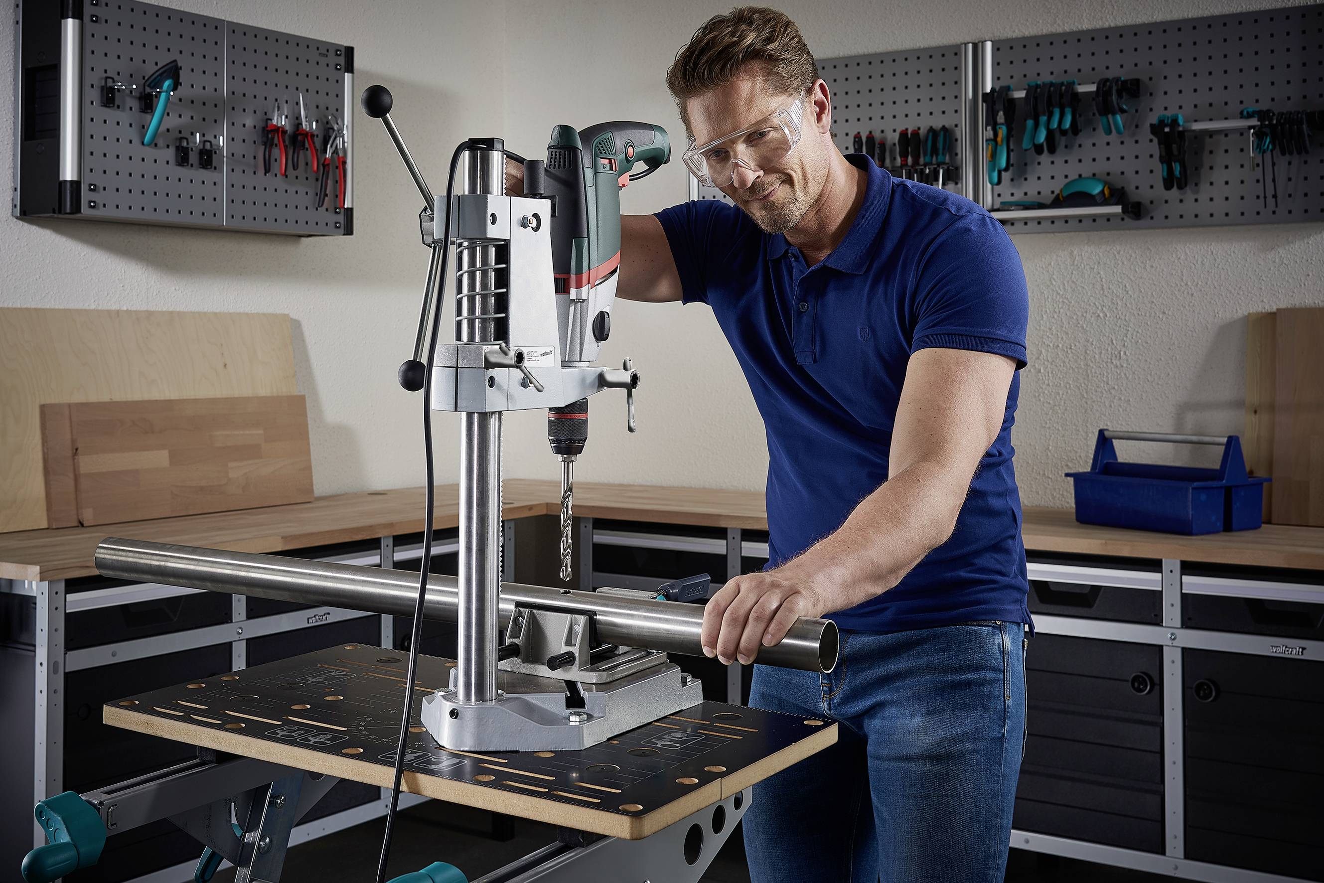 Wolfcraft Bohrständer Arbeitshöhe (max.): 305mm