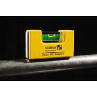 Stabila POCKET PRO MAGNETIC 17768 Mini-Wasserwaage 7cm 1 mm/m Stabila POCKET PRO MAGNETIC 17768 Mini-Wasserwaage 7cm 1 mm/m
