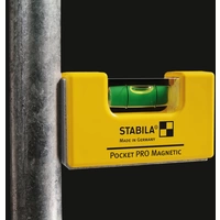 Stabila POCKET PRO MAGNETIC 17768 Mini-Wasserwaage 7cm 1 mm/m Stabila POCKET PRO MAGNETIC 17768 Mini-Wasserwaage 7cm 1 mm/m