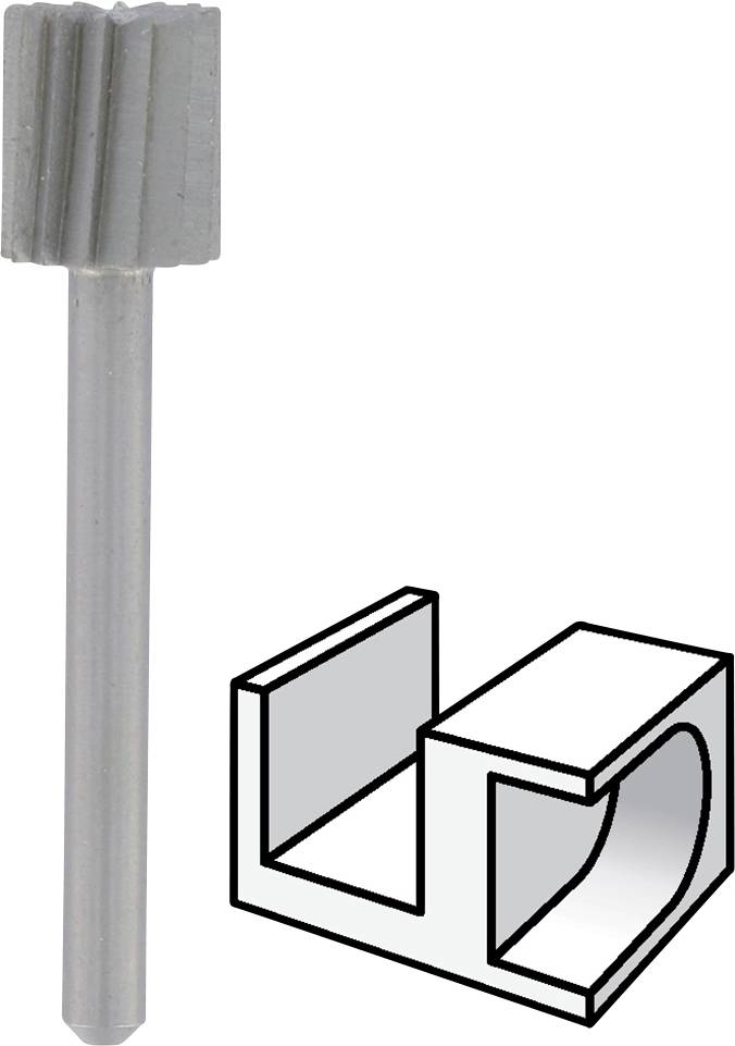 Dremel 26150115JA Hochgeschwindigkeits-Fräsmesser 7,8mm 115 Durchmesser 7.8mm Schaft-Ø 3.2mm 2St.