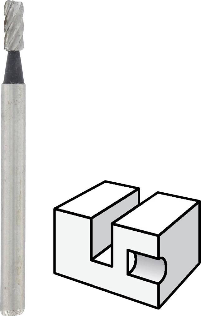Dremel 26150194JA Hochgeschwindigkeits-Fräsmesser 3,2mm 194 Durchmesser 3.2mm Schaft-Ø 3.2mm 2St.