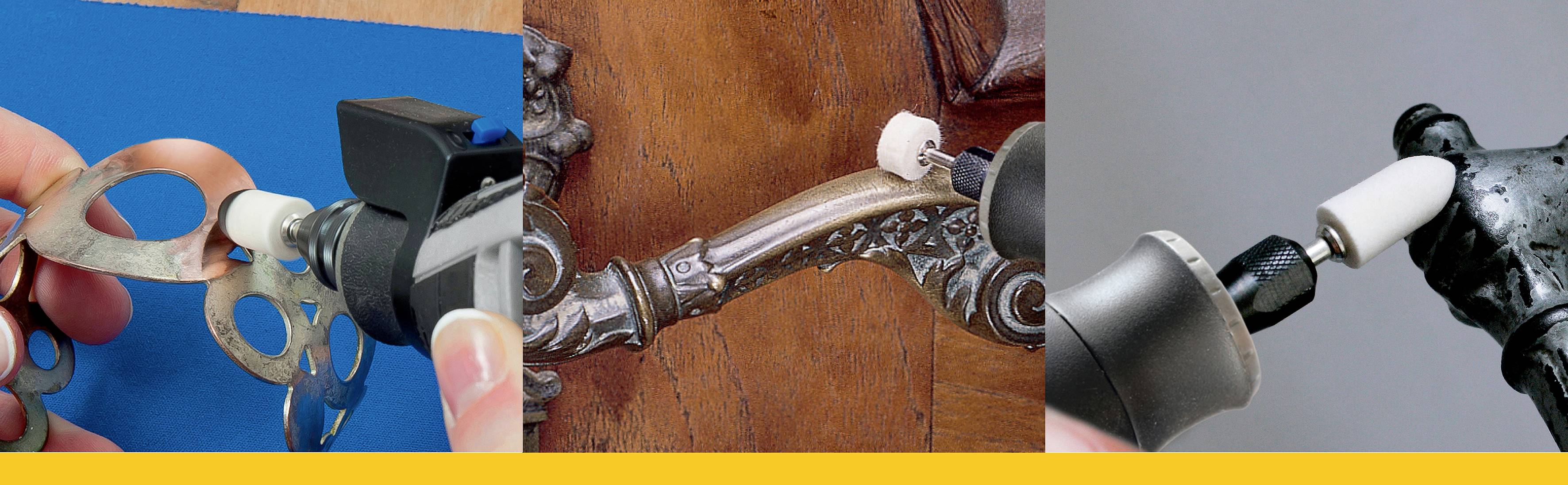 Dremel 26150429JA Polierrad 26mm 429 Schaft-Ø 3,2mm 3St.