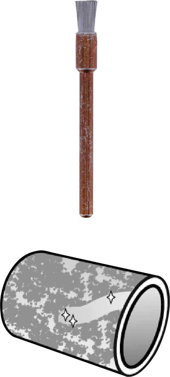 Dremel Edelstahlbürste 3,2mm 532 532 26150532JA 3St.