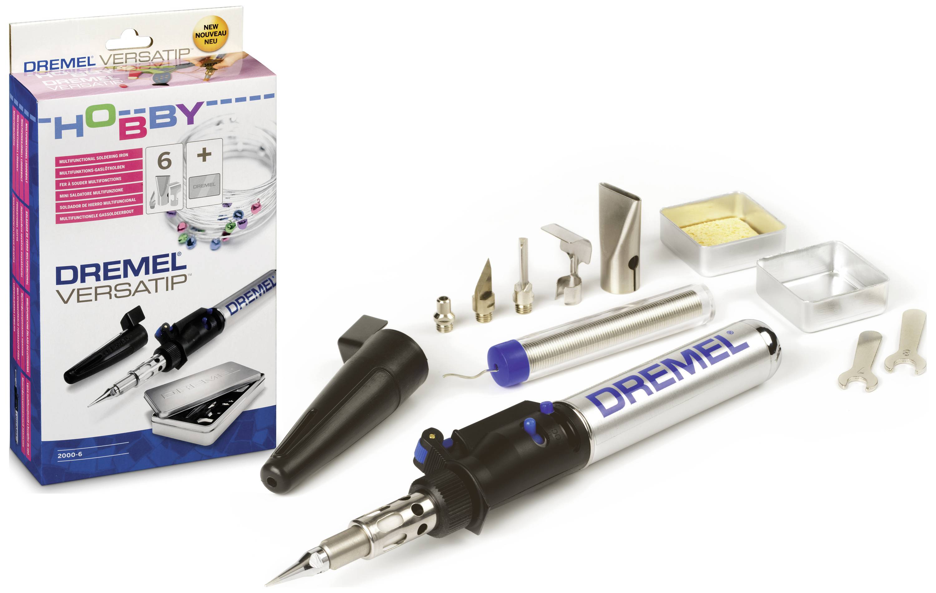 Dremel VersaTip 2000-6 Gaslötkolben 1200 °C 90 min inkl. Piezozünder 1 Set