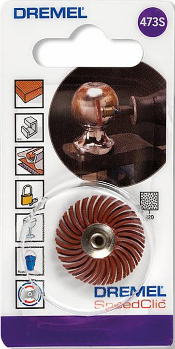 Dremel Speedclic Feinschleifbürste, Körnung 220 Dremel 473S 473S 2615S473JA 1 St.