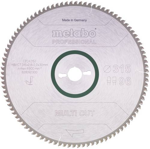Metabo HW/CT 315X30 96 FZ/TR5 628092000 Hartmetall saw blade 315 x 30
