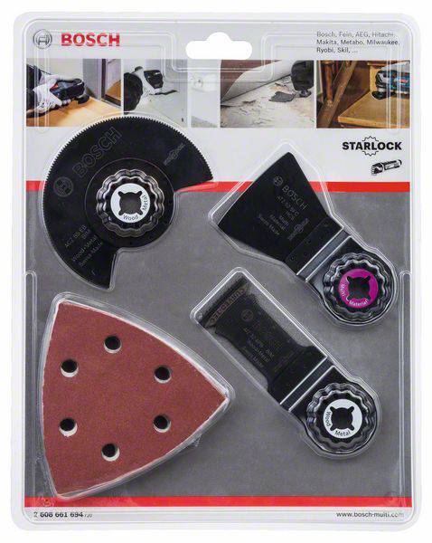 Bosch Accessories 2608661694 Multifunktionswerkzeug-Zubehör-Set 13teilig 1 Set