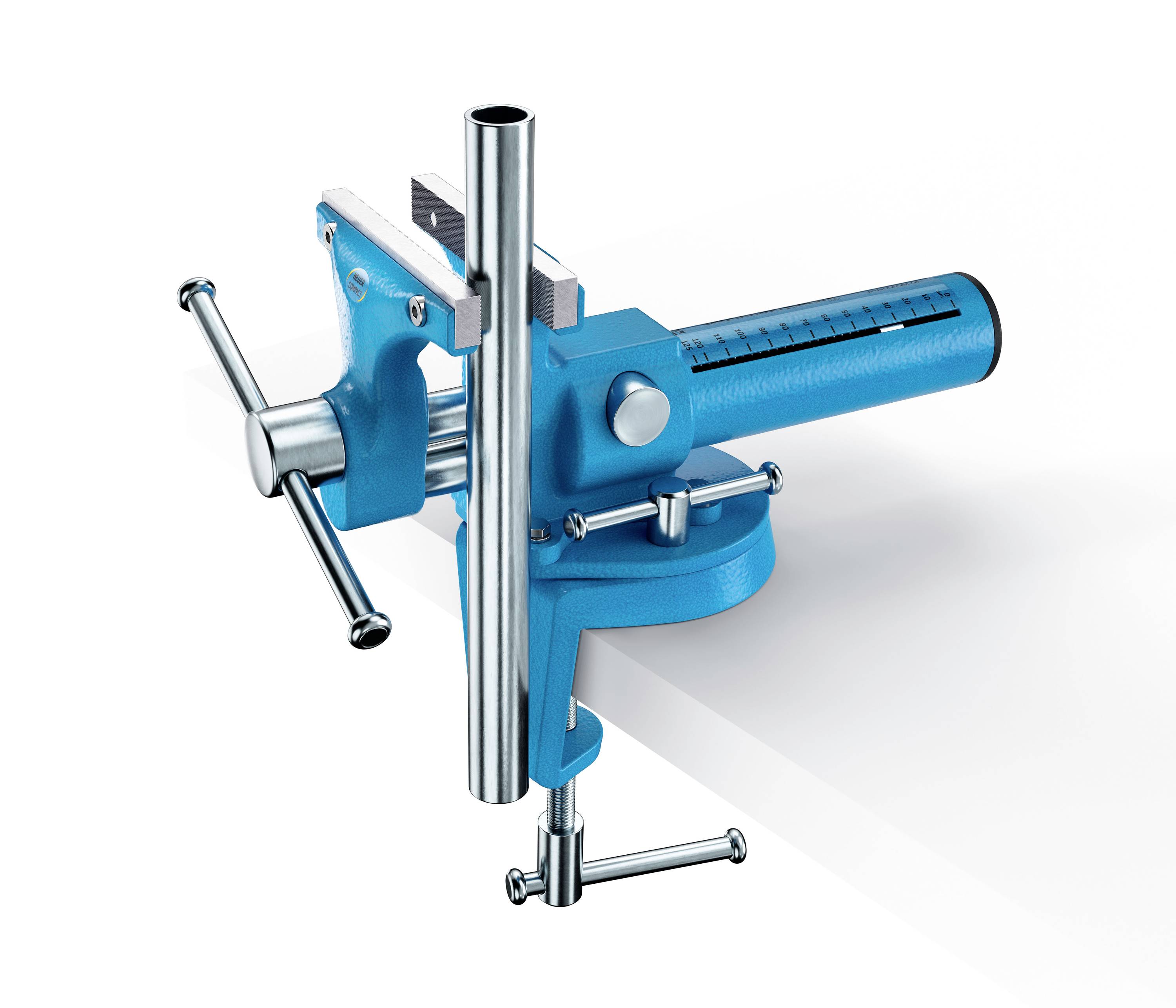 Brockhaus Heuer COMPACT Schraubstock 118001 Backenbreite: 120 mm Spann-Weite (max.): 125 mm