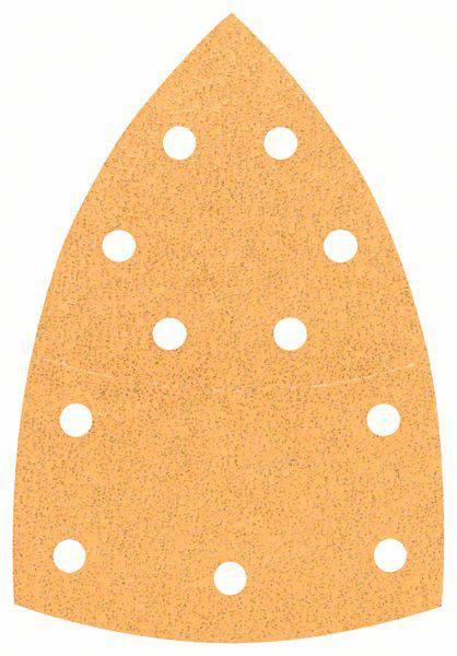 Bosch Accessories 2608607402 Multischleifpapier mit Klett, gelocht Körnung (num) 40 (L x B) 102 mm x 62.93 mm 10 St.