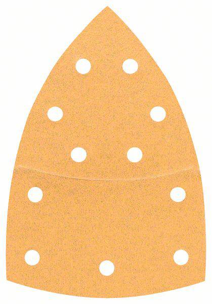 Bosch Accessories  2608607403 Multischleifpapier mit Klett, gelocht Körnung 80  (L x B) 102 mm x 62.93 mm 10 St.