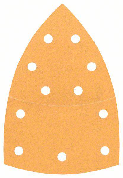 Bosch Accessories  2608607404 Multischleifpapier mit Klett, gelocht Körnung 120  (L x B) 102 mm x 62.93 mm 10 St.