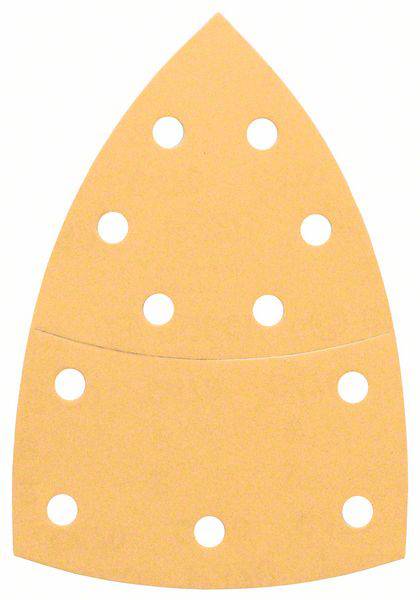 Bosch Accessories  2608607405 Multischleifpapier mit Klett, gelocht Körnung 180  (L x B) 102 mm x 62.93 mm 10 St.
