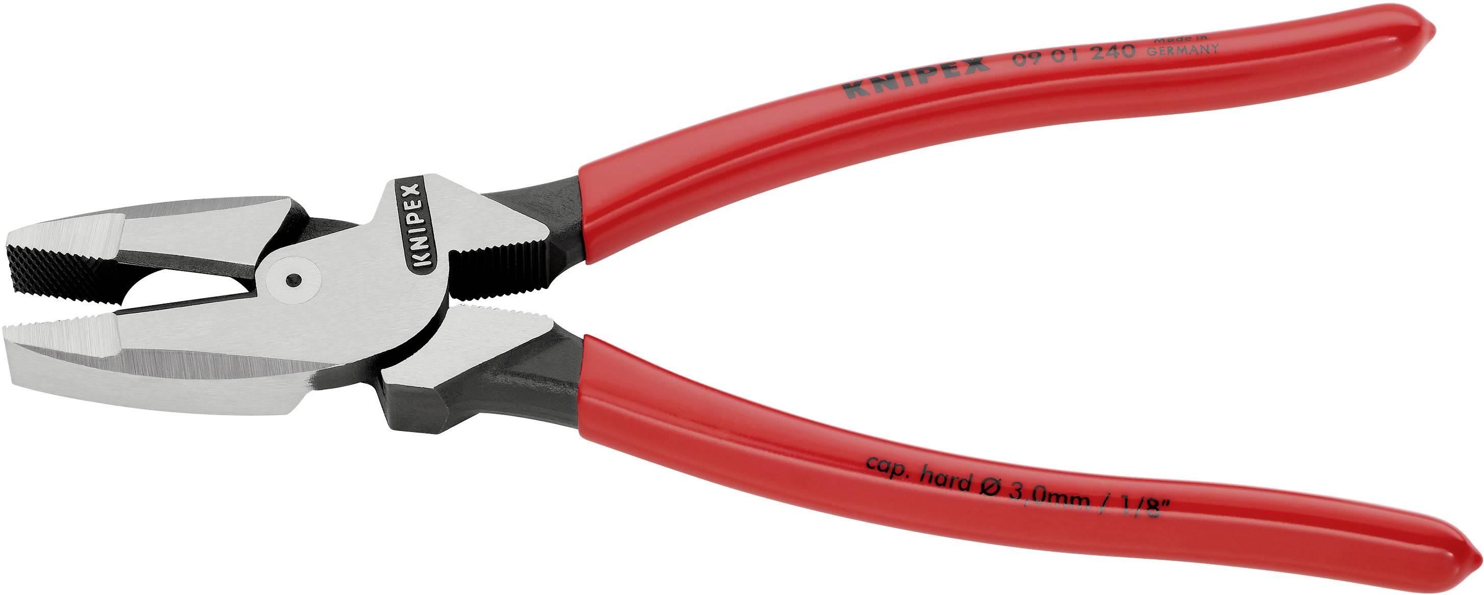 Knipex 09 01 240 Werkstatt Kraft-Kombizange 240 mm DIN ISO 5746