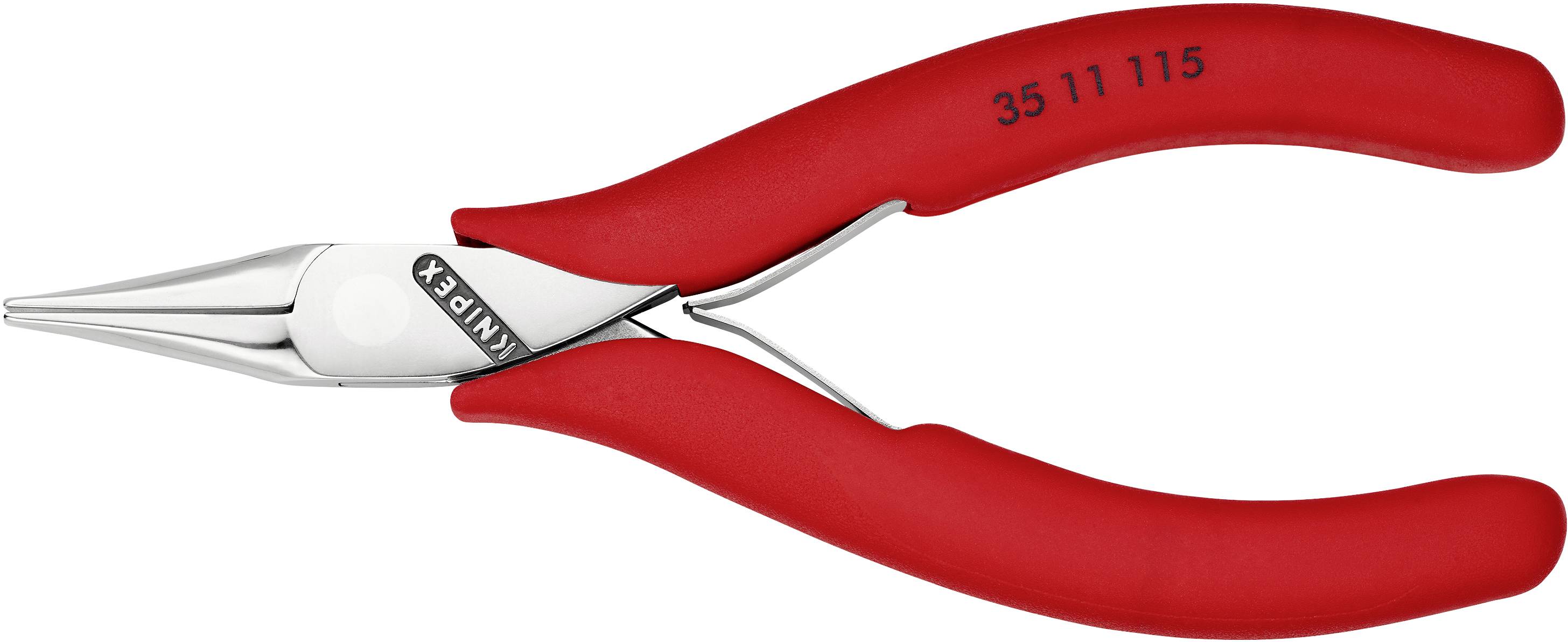 Knipex 35 11 115 Elektronik- u. Feinmechanik Flachzange Gerade Werkzeugstahl 115 mm