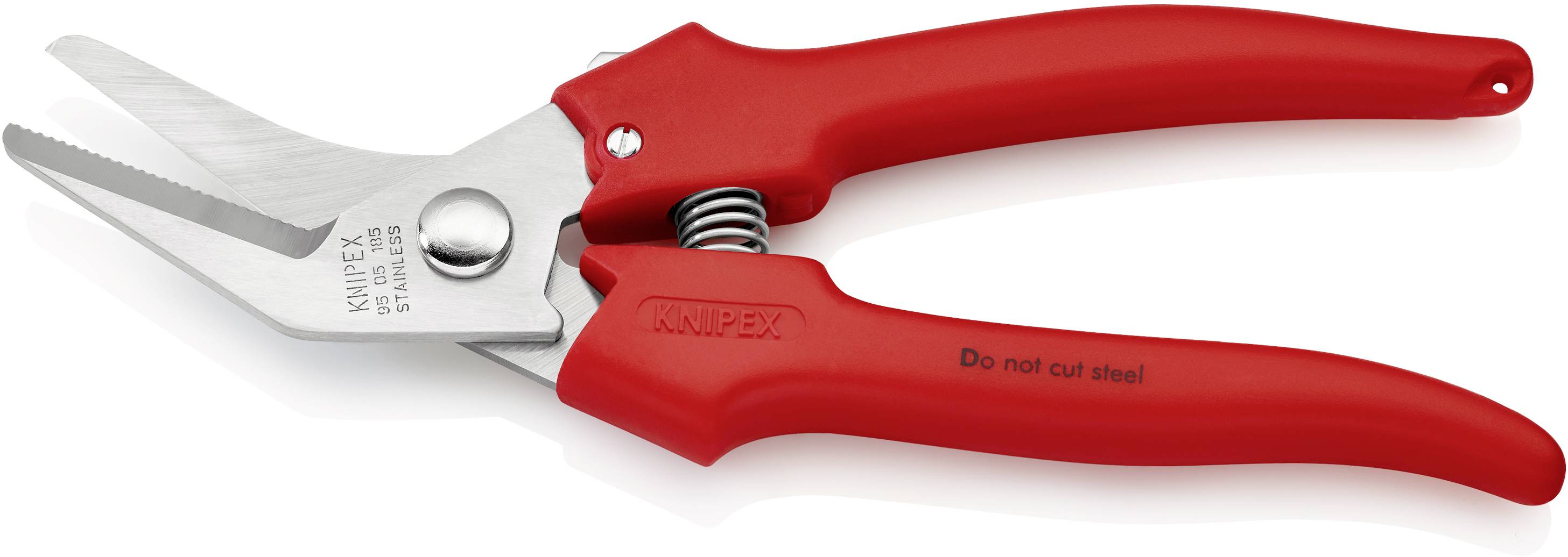 Knipex 95 05 185 Kombischere 185 mm Rot