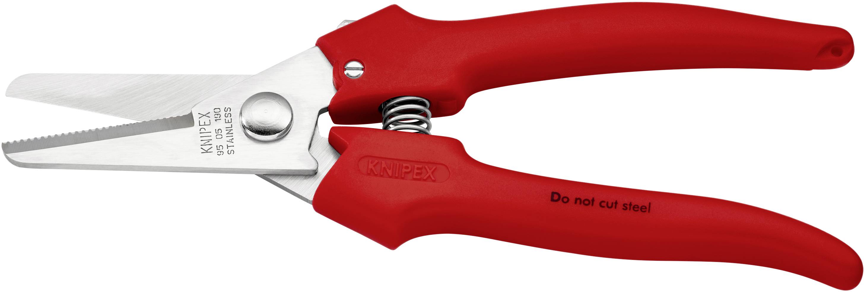 Knipex 95 05 190 Kombischere 190mm Rot