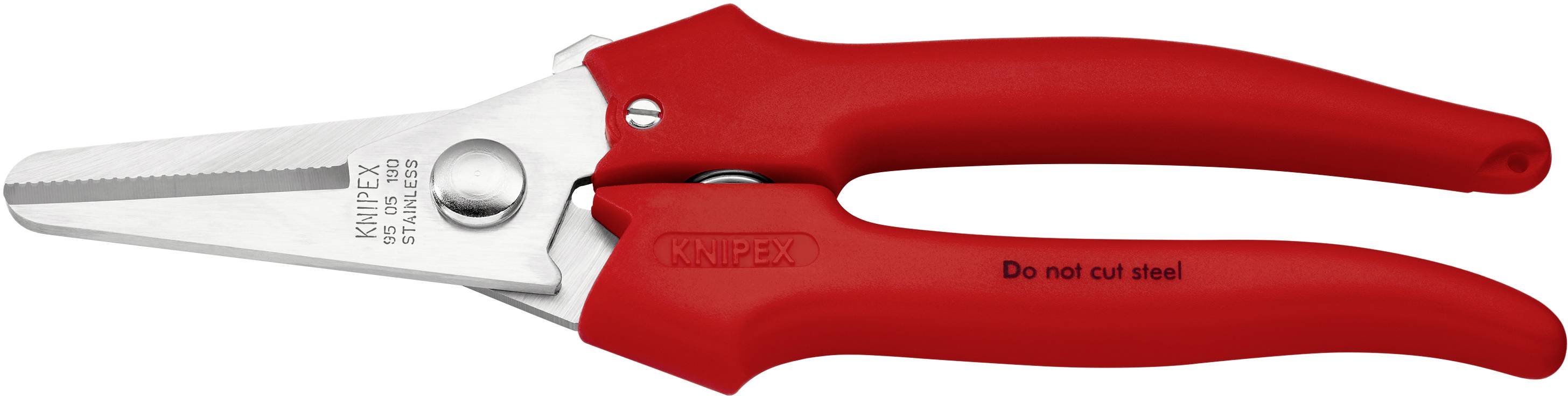 Knipex 95 05 190 Kombischere 190 mm Rot