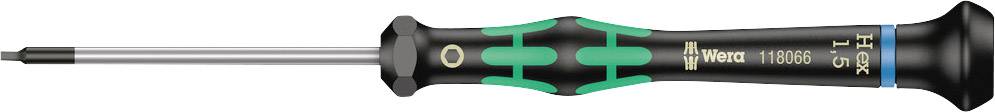 Präzisionsschraubendreher mit schwarz-grünem Griff und feiner Spitze, geeignet für kleine Schrauben und detailreiche Arbeiten.