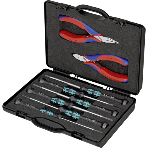 Knipex 00 20 18 Jeu d'outils pour électricien en valise 8 pièces