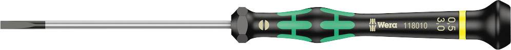 Wera Elektronik- u. Feinmechanik Schlitz-Schraubendreher 2035 05118010001 Klingenbreite: 3mm Klingenlänge: 80mm